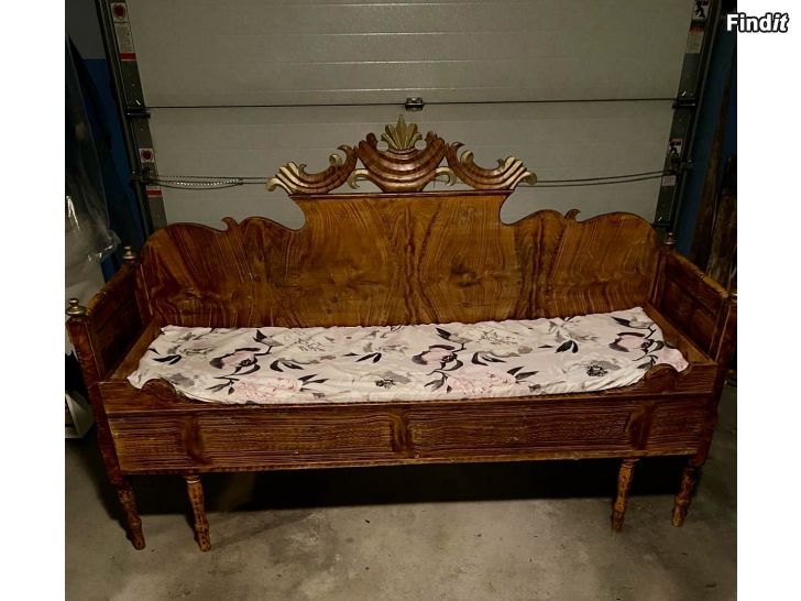 Myydään Allmoge soffa/säng, från början av 1900-talet