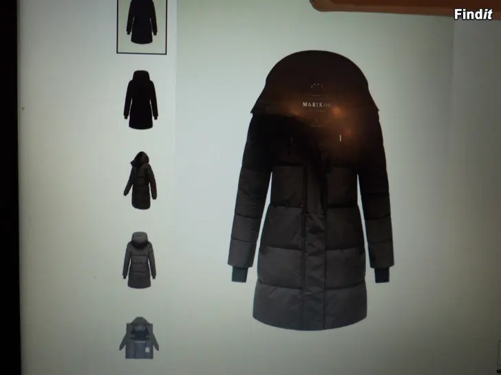 Säljes ny marikoo  brun vinterjacka