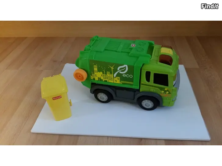 Myydään Dickie Toys roska-auto ja SULO jäteastia -10e