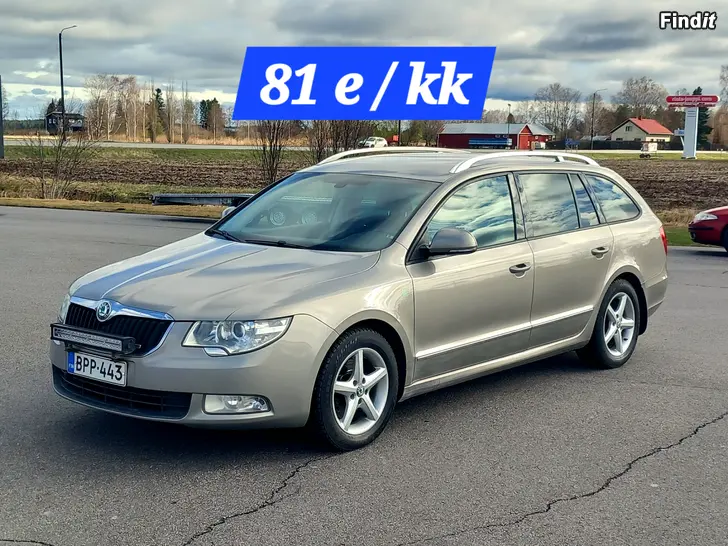 Myydään Skoda SuperB 1.6 TDi 105hv Comfort GreenLine Farm.2 hengen paku