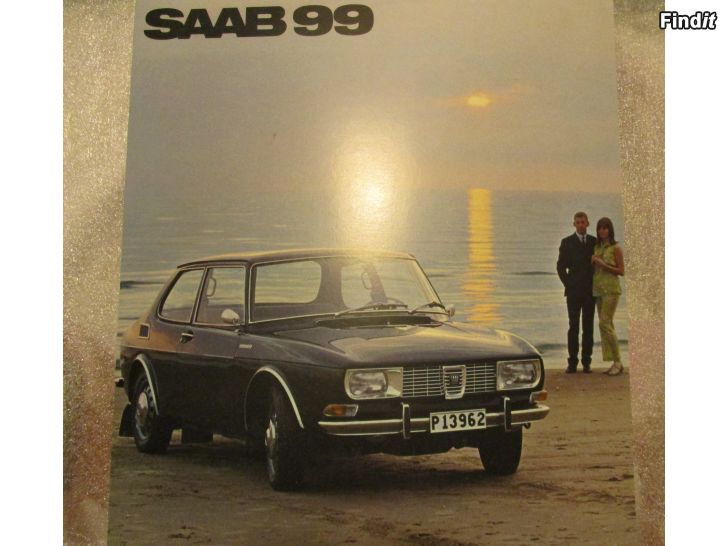 Säljes SAAB 99 broschyr
