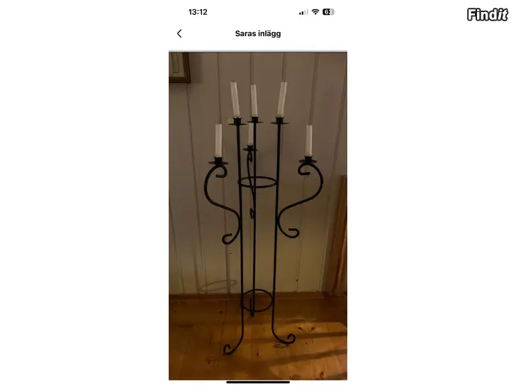 Säljes Ljusställning