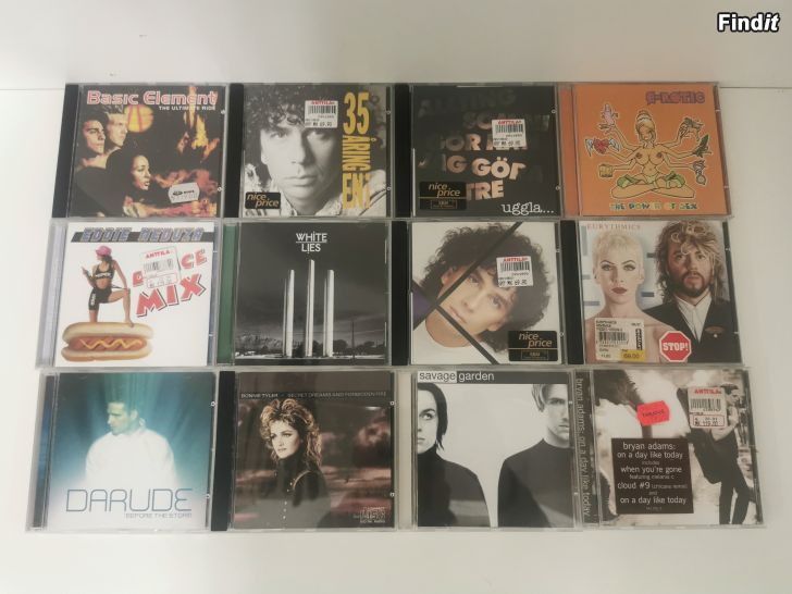 Säljes CD skivor med musik