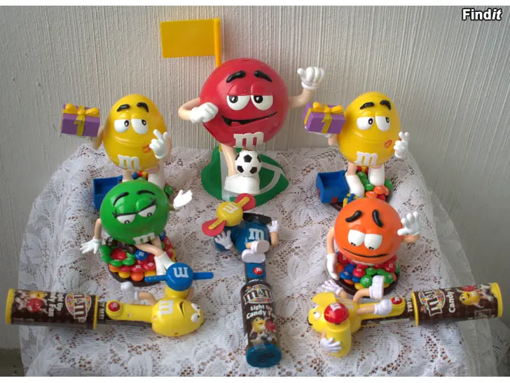 Myydään MM hahmoja /karkkijakelijat