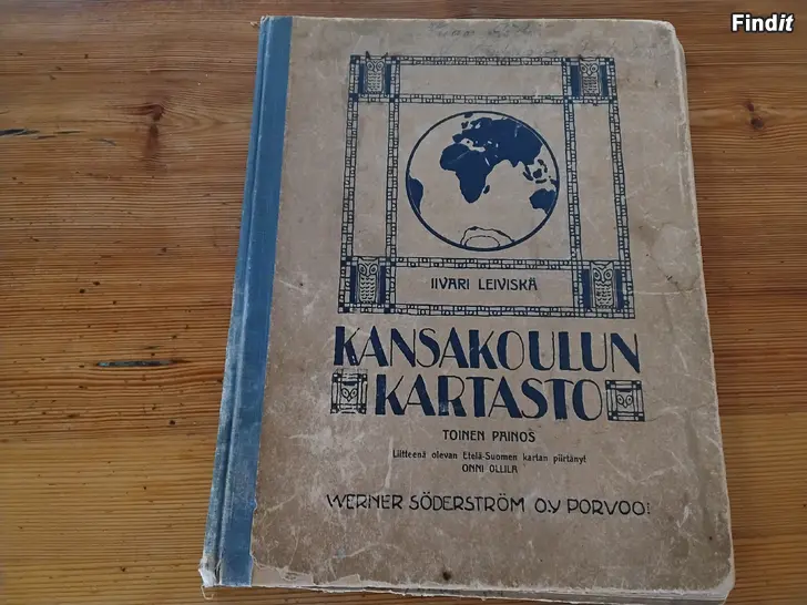 Säljes Kansakoulun Kartasto toinen painos