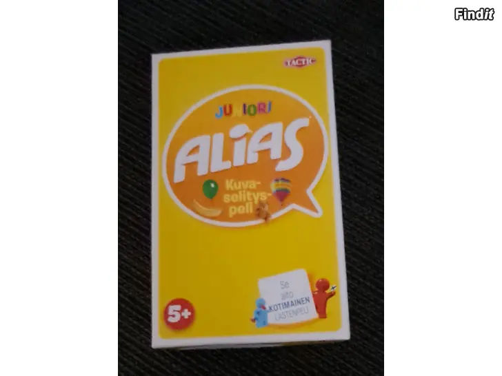 Myydään Juniori Alias matkapeli