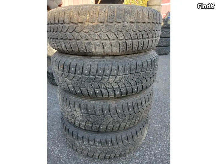 Myydään Nastarenkaat 175/70R13 vanteet 4-100 GM