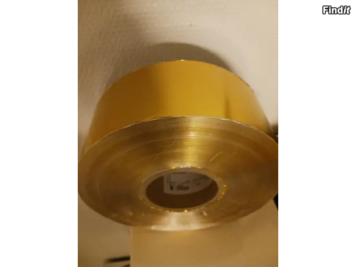 Myydään Alumiinifolio kultasta 2000m/häät/askarteluun