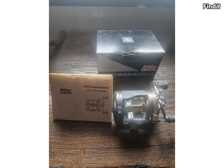 Myydään Abu Six Star + Abu Commodore