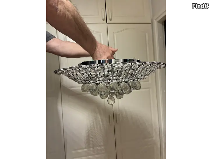 Myydään Taklampa, kristall plafond