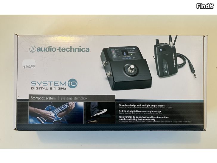 Myydään Audio-Technica System 10 Stomp