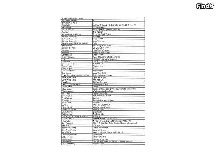 Säljes Vinylskivor - LP