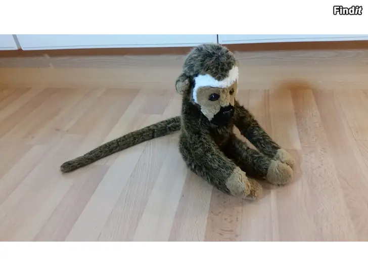 Säljes Vintage Herra Tossavainen apina pehmo n.30cm  -12e