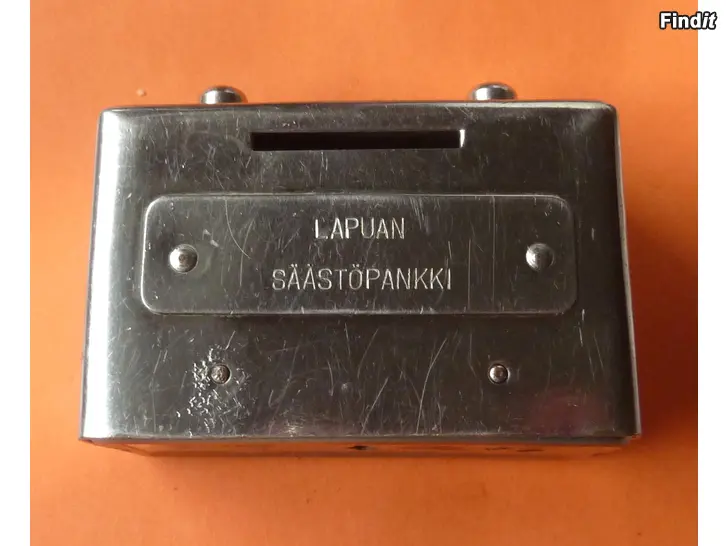 Myydään Vanha Lapuan Säästöpankin lipas