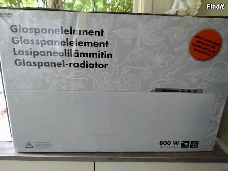 Säljes Nytt glaspanelelement