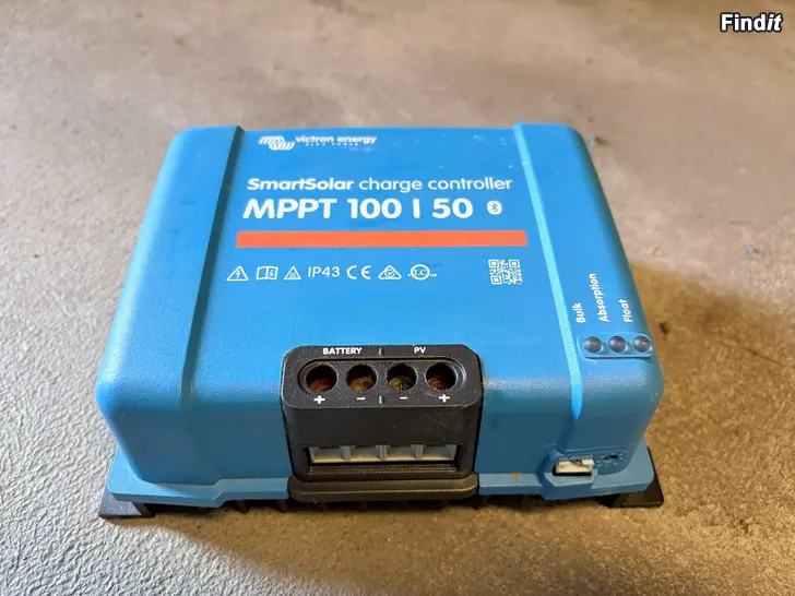 Säljes Victron SmartSolar MPPT-solcellsregulator 100 V / 50 A