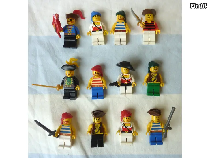 Myydään Lego Pirate ja Forestman ukkeleita