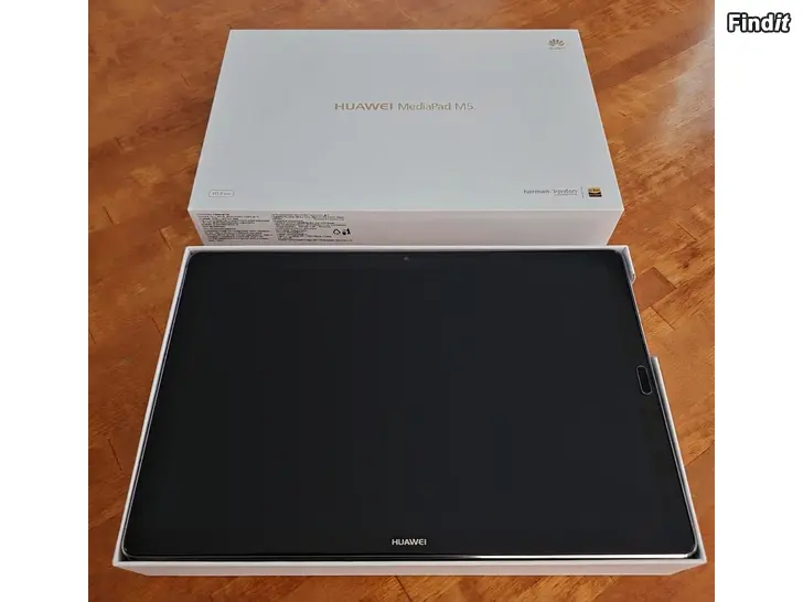 Säljes Huawei MediaPad M5 10,8 surfplatta, läsplatta i nyskick  med fodral och originalförpackning
