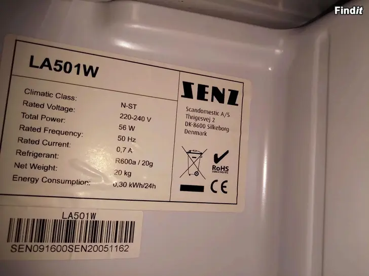 Säljes Kylskåp Senz 90 L