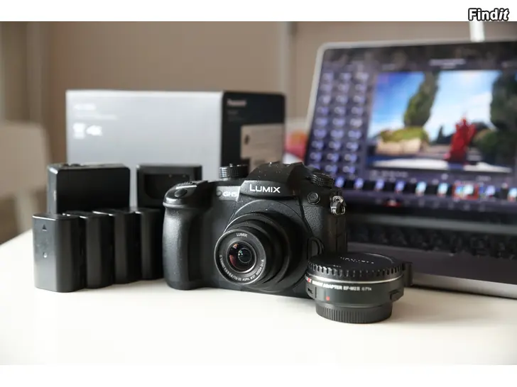 Säljes Panasonic GH5 + 12-32mm pancake + Viltrox EF-MFT Speedbooster