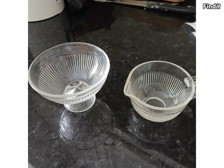 Säljes Gräddsnäcka + Sockerskål