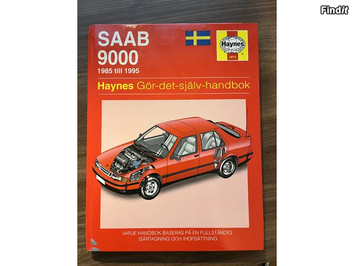 Säljes Saab 9000 1985 - 1995 - Haynes Gör-det-själv-handbok