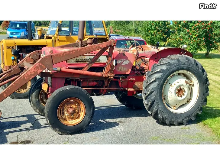 Myydään International 414 vm.65 etukuormaajalla