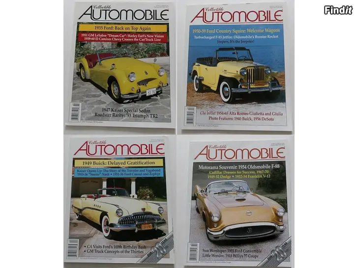 Säljes Gamla nummer av Collectible AUTOMOBILE magazine 2003 hela årgången