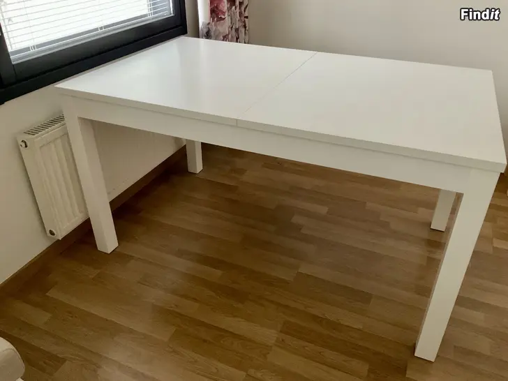 Myydään Ruokapöytä 140x84 180/220x84 jatkettava, uutta vast
