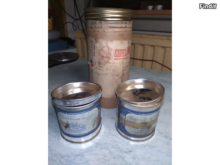 Myydään Ljusfärg  pulver i Postpaket från 1968