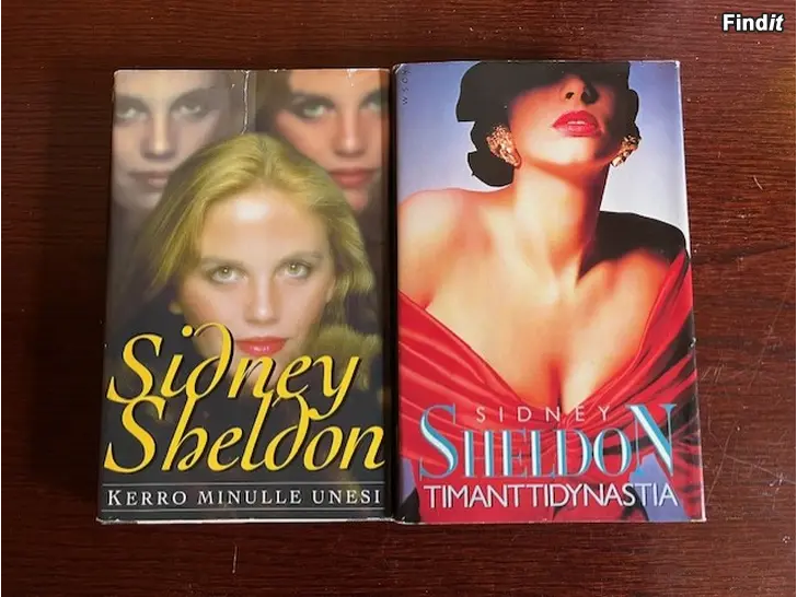 Myydään Sydney Sheldon -kirjat 4 kpl