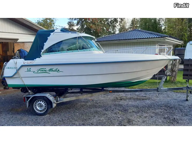 Myydään Finnmaster 520 Troller 1998 + Mercury F60 -2017
