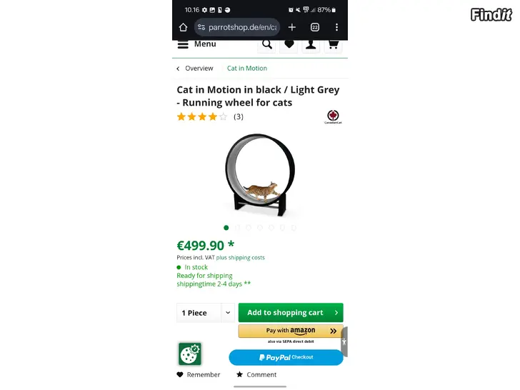 Säljes Katthjul
