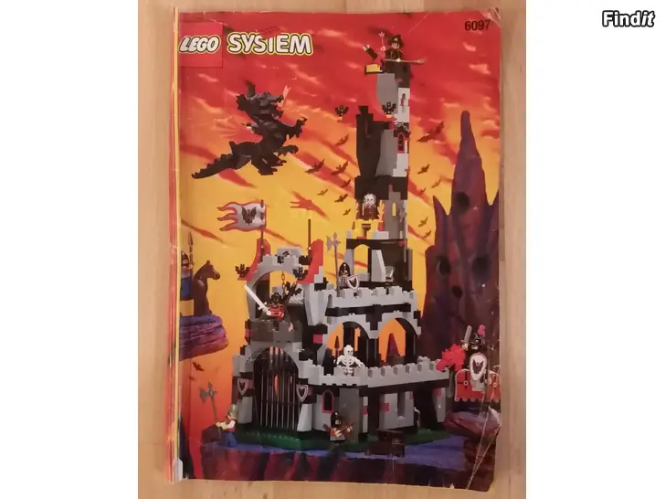 Myydään Lego 6097 Night Lords Castle 1997 ohjekirja5e