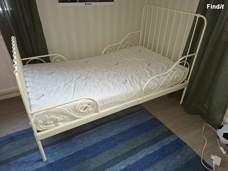 Säljes Barnsäng IKEA Minnen utdragbar 80×200