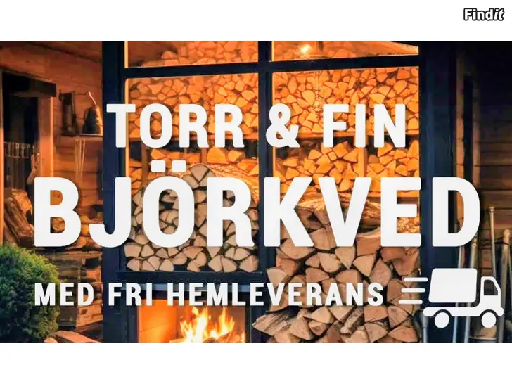 Säljes Torr björkved varje vecka - året runt