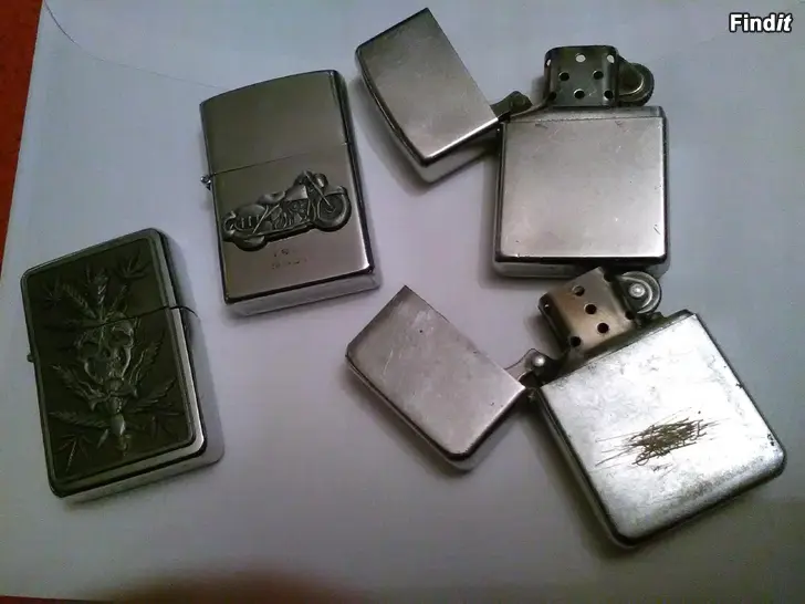 Bytes Zippo sytkäreitä ym