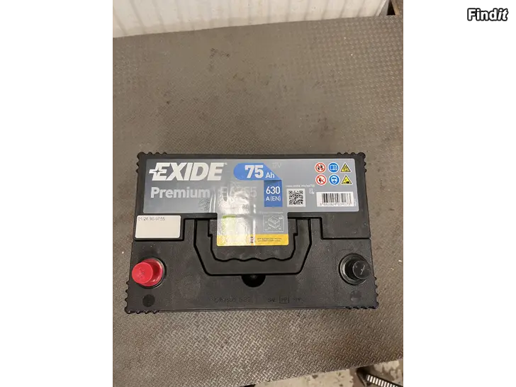 Säljes Ny exide 75ah akku