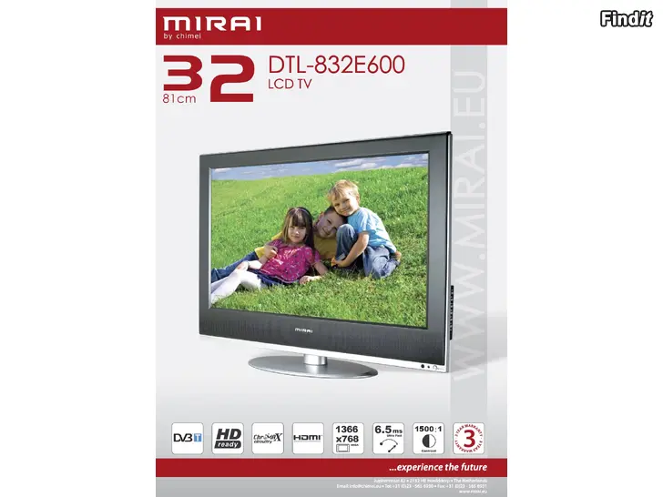 Säljes TV/monitor Mirai 32-tum