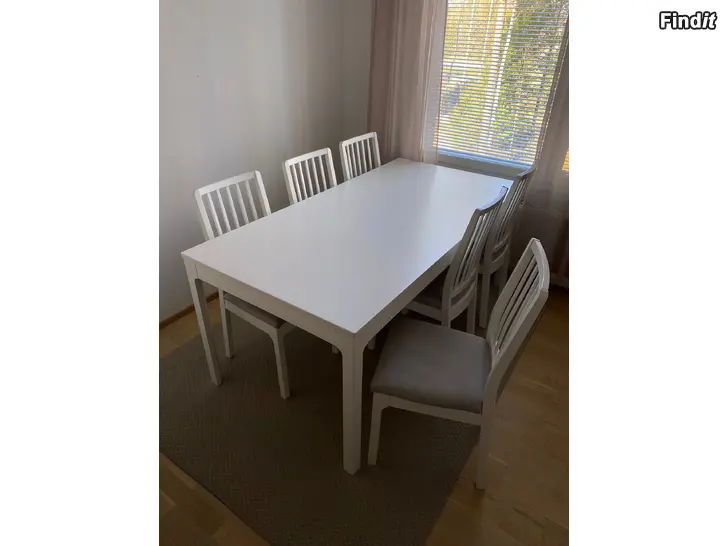 Myydään Ikea Ekedalen 6-hengen ruokailuryhmä