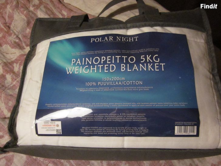 Säljes Polar Night-tyngdtäcke 5 kg 150x200 cm