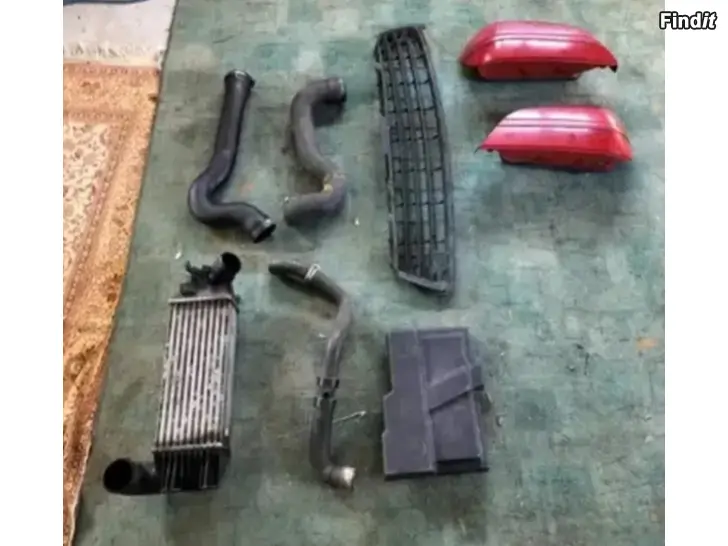 Myydään Takavalot takaumpio puskurin ritilä ahtoputki ahtoputki välijäähdytin