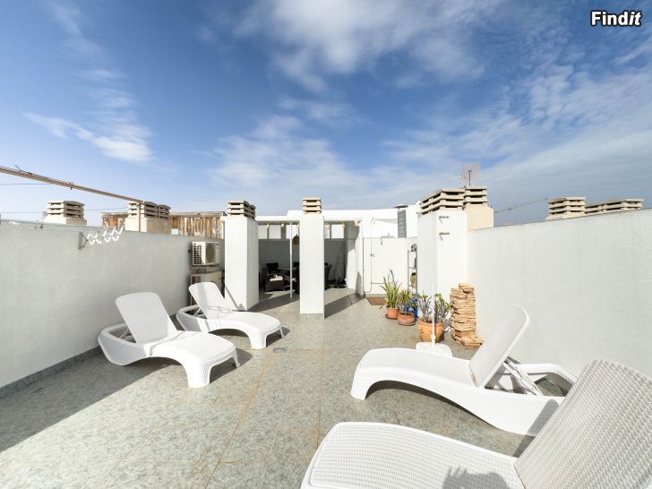 Uthyres Penthouse med takterrasser Torrevieja Centrum