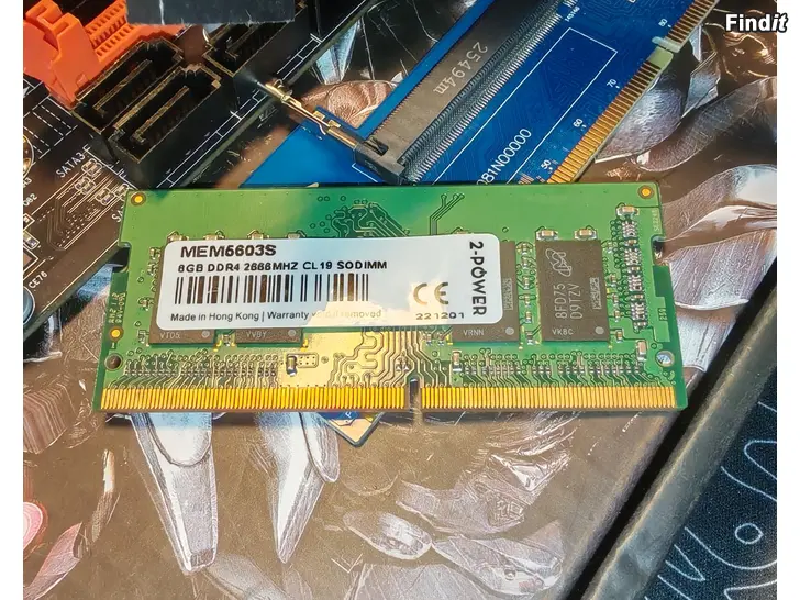 Myydään 8GB DDR4 2666 SO-DIMM RAM