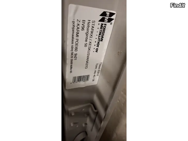 Säljes Branddörr EI60 9x21