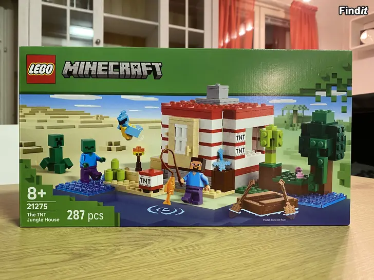 Säljes Minecraft Lego The TNT Jungle house helt nytt