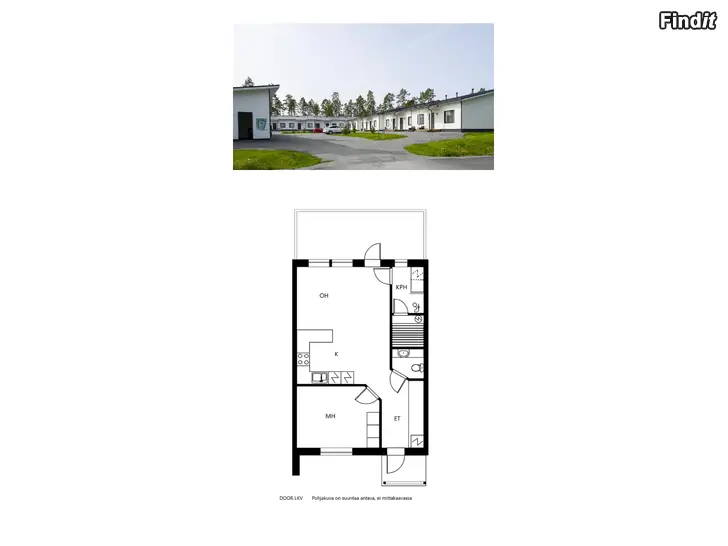 Säljes Radhuslägenhet i Böle, Korsholm. Visning 17.7 kl.17.15