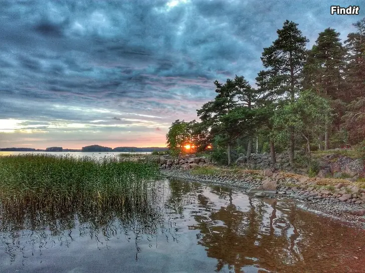 Vuokrataan Merenrantamökki Skitunäs villa Etelä-Suomessa Pyhtäällä 12lle