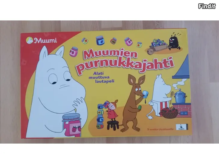 Myydään Muumien purnukkajahti lautapeli  -hinta 10e