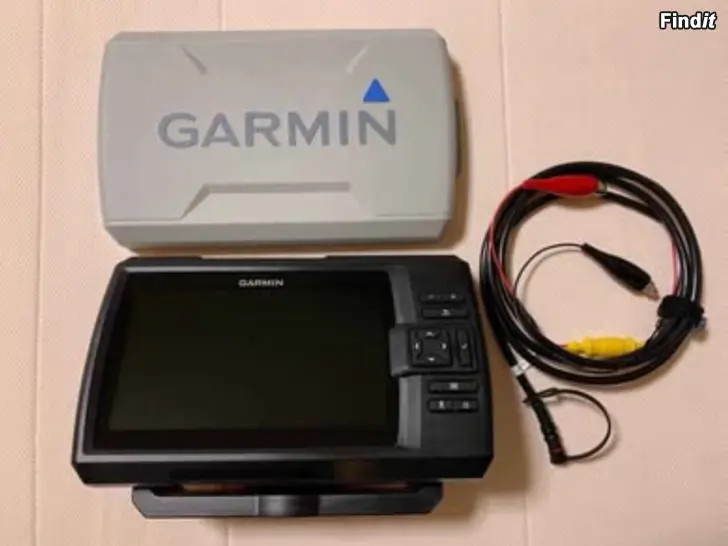 Myydään Garmin striger 5cv kaikuluotain + osat
